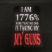 1776 sure that no one is taking my guns vintage tin sign