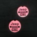  Jeep Girl Sandstone car coaster set of two For Jeep Yj Cj Xj Jk Jku