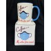 COFFEE.. my other face mask 11 oz Funny Coffee Mug gift set with mask design