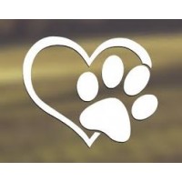 paw love decal
