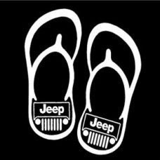 jeep flip flop decal